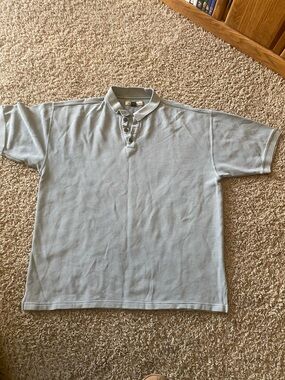 Tommy Bahama Men's Pale Gray Short-Sleeve Polo